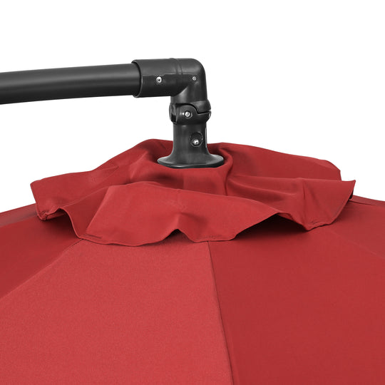 Julia 10 ft. Outdoor / Patio Cantilever Hanging Umbrella