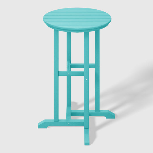 Malibu 37" Counter Height Round Outdoor Patio Bistro Bar Table