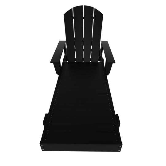 Malibu Reclining Chaise Lounge With Arms & Wheels