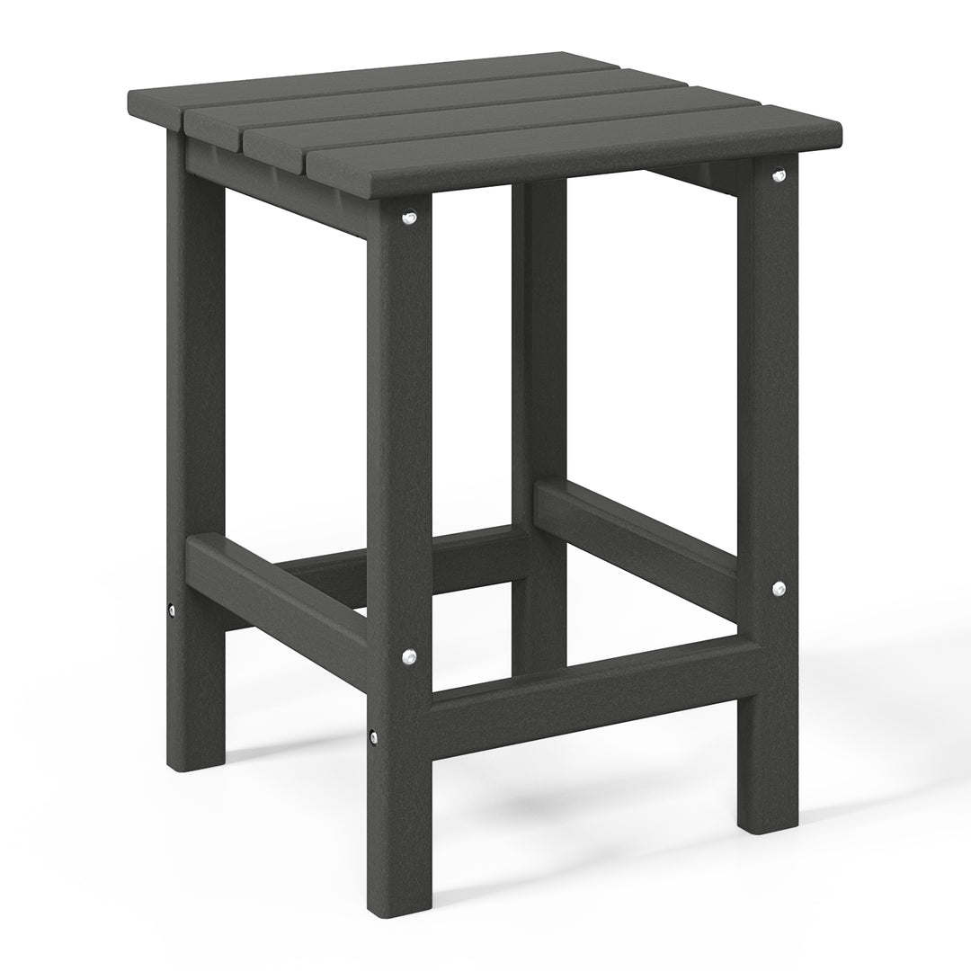 Malibu 14" square outdoor Side table for Adirondack chair