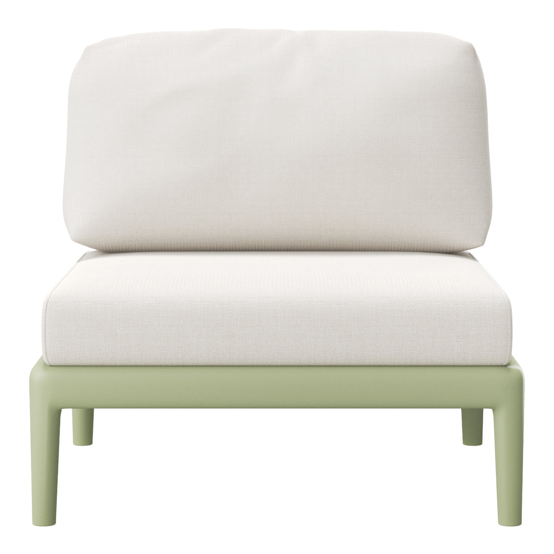 Playa Modern 5-Piece Polypropylene Resin Modular L Shaped Corner Patio Furniture Sectional