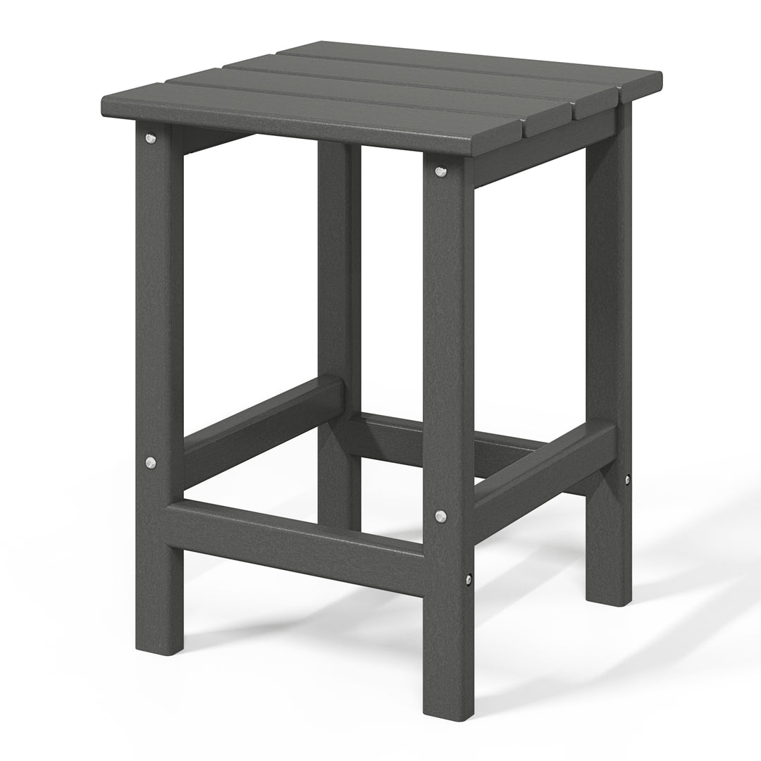 Malibu 14" square outdoor Side table for Adirondack chair