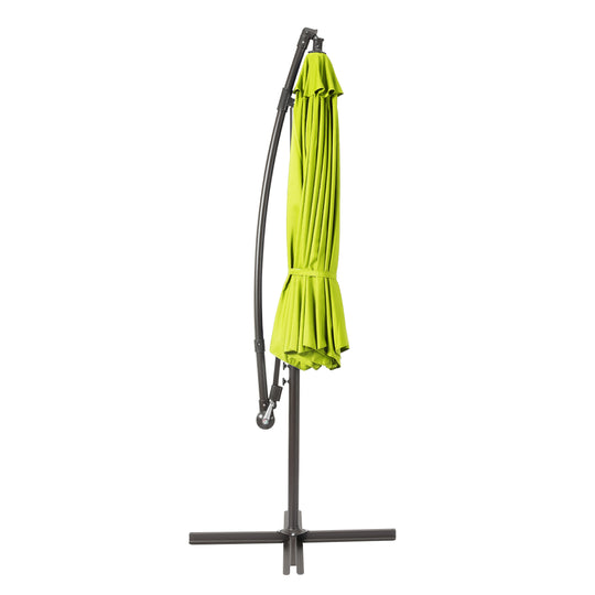 Julia 10 ft. Outdoor / Patio Cantilever Hanging Umbrella