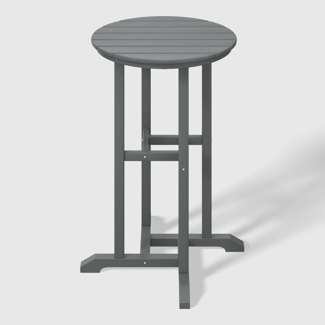 Malibu 37" Counter Height Round Outdoor Patio Bistro Bar Table