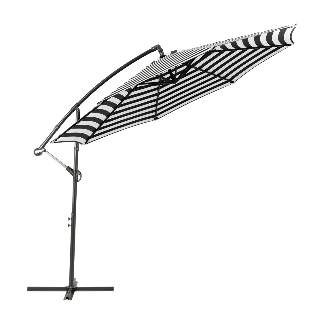 Julia 10 ft. Outdoor / Patio Cantilever Hanging Umbrella