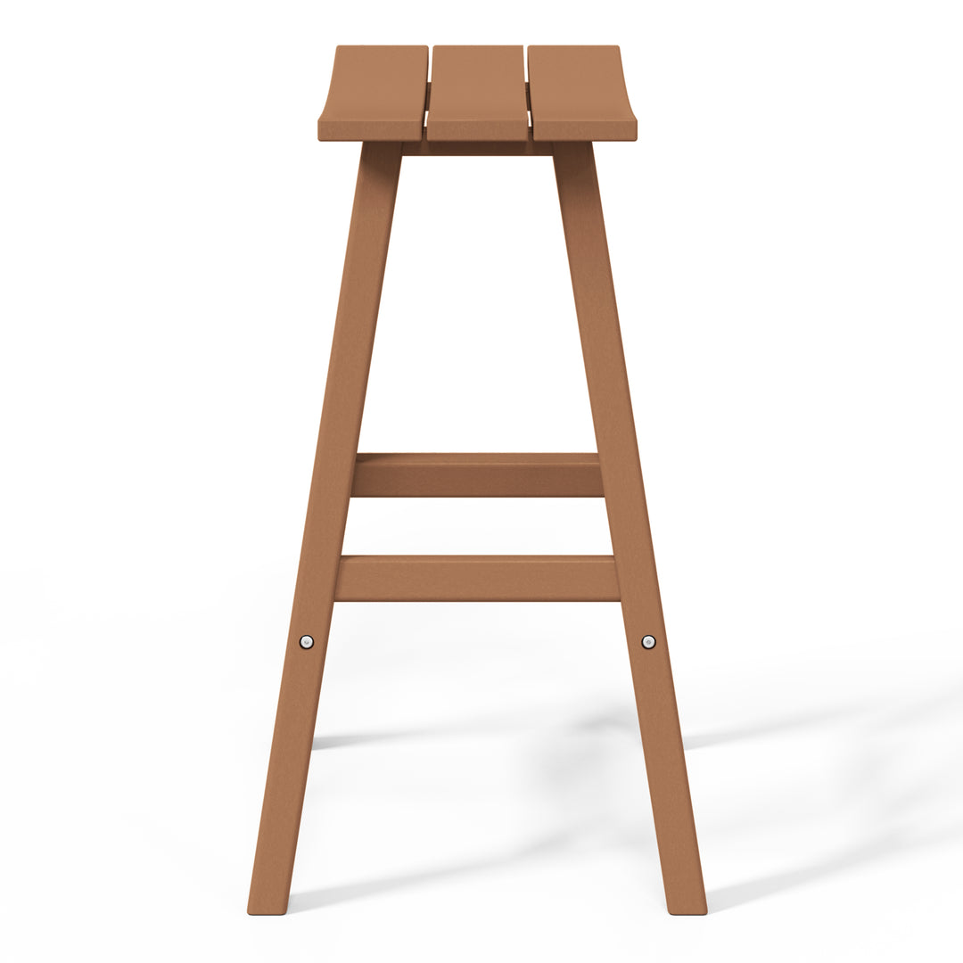 Malibu 29" height Outdoor / Patio Saddle bar stool