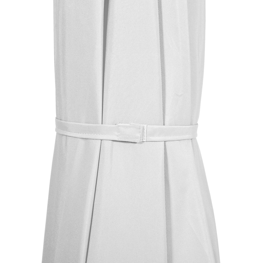 Lanai 9 Ft Outdoor Patio Half Market Umbrella