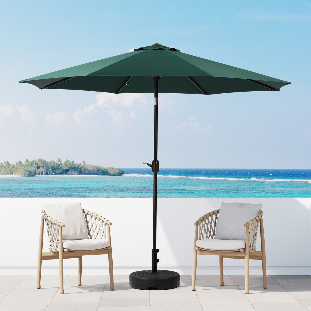 Paolo 9 ft. Patio Table Umbrella with tilt and crank features