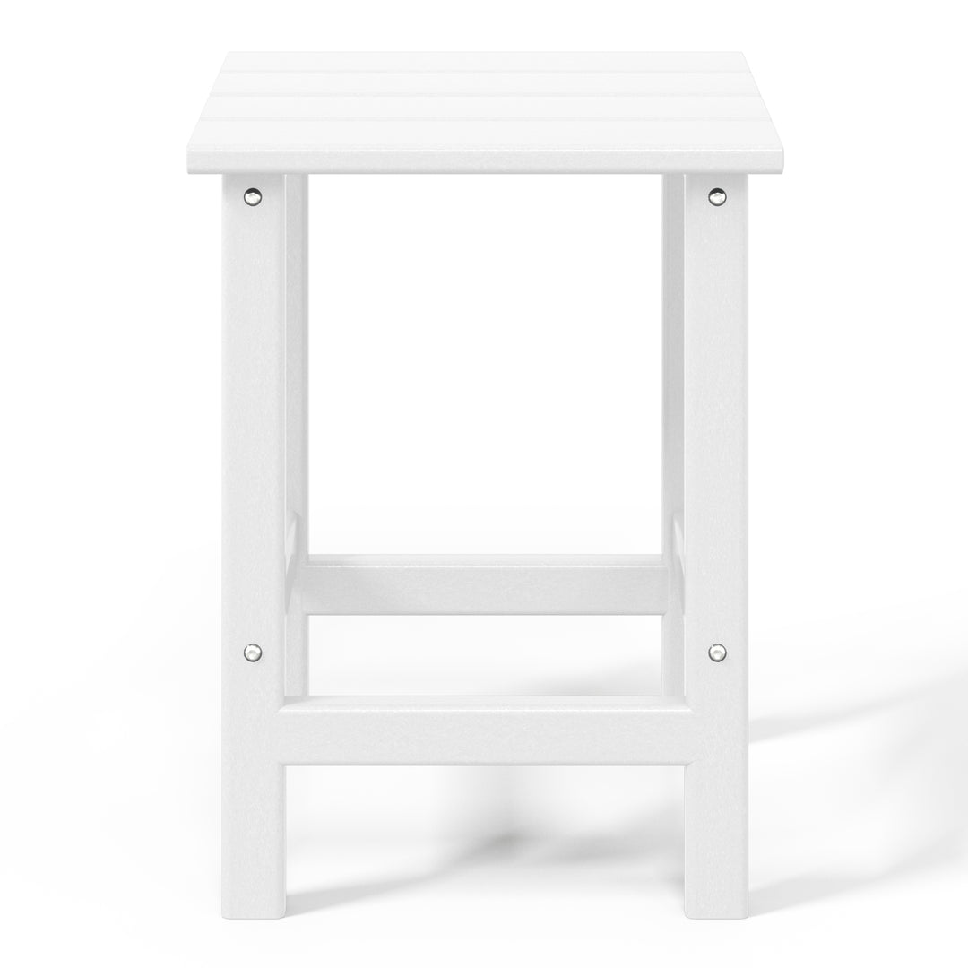 Malibu 14" square outdoor Side table for Adirondack chair