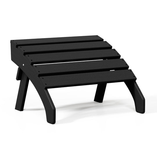 Dylan Outdoor Patio HDPE Adirondack Ottoman Footrest