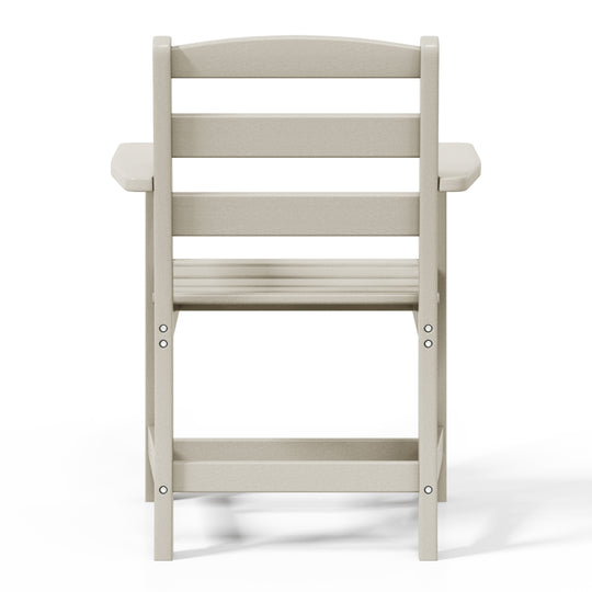 Ashore Outdoor HDPE Patio Classic Dining Arm Chair