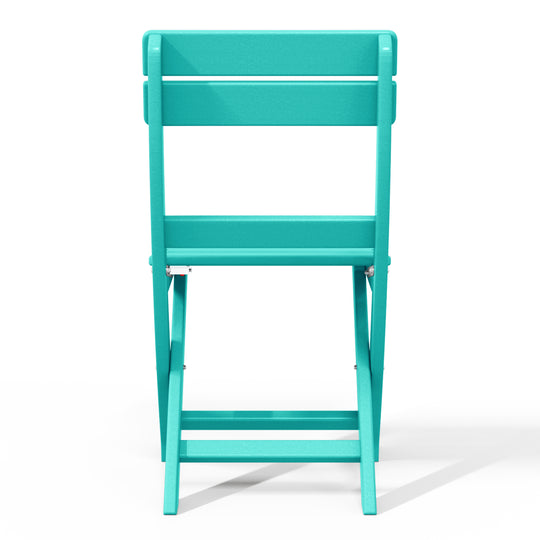 Malibu HDPE Outdoor Patio Modern Folding Dining Chair