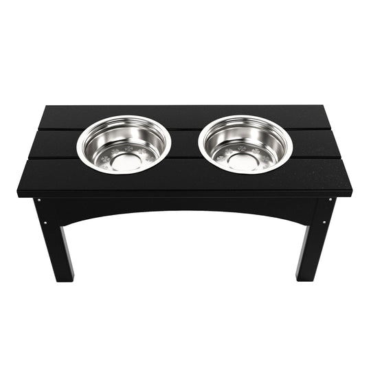 Malibu HDPE Weather Resistant Elevated Pet Feeder