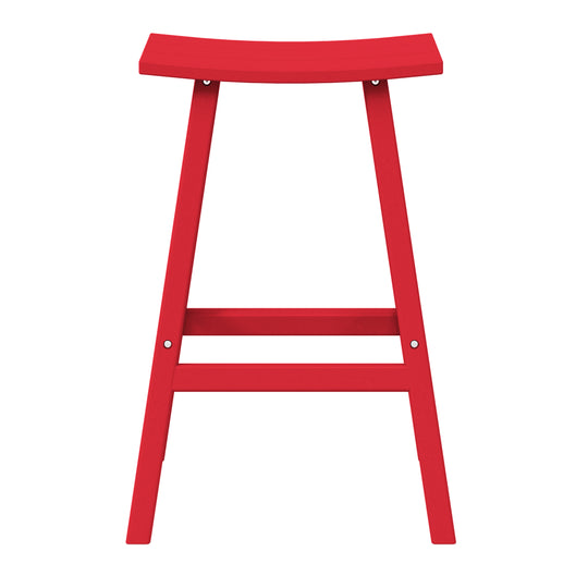 Malibu 29" height Outdoor / Patio Saddle bar stool