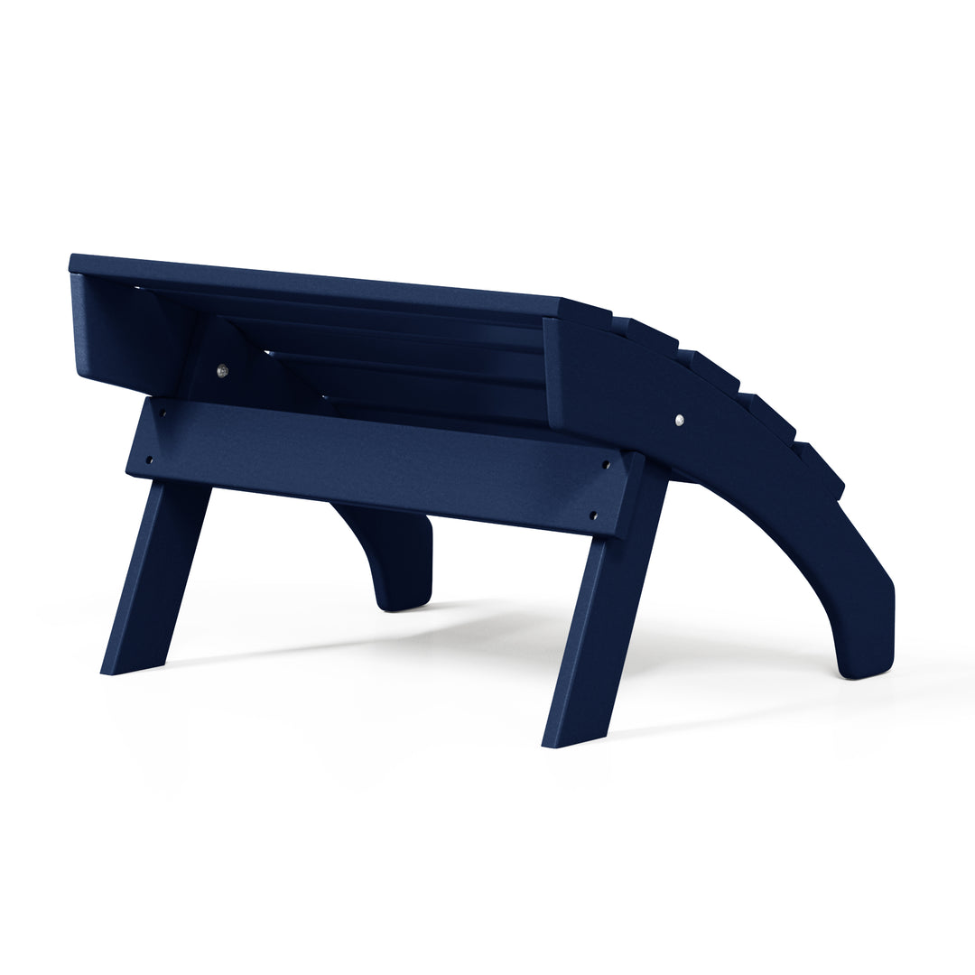 Dylan Outdoor Patio HDPE Adirondack Ottoman Footrest