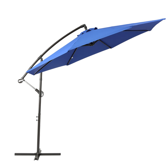 Julia 10 ft. Outdoor / Patio Cantilever Hanging Umbrella