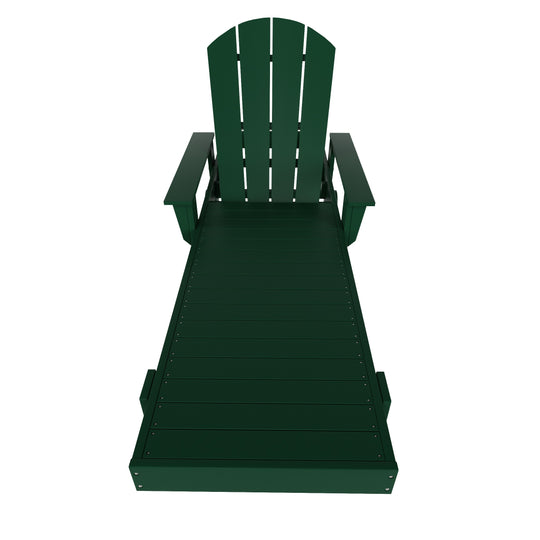 Malibu Reclining Chaise Lounge With Arms & Wheels