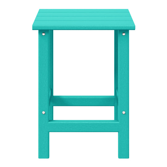 Malibu 14" square outdoor Side table for Adirondack chair