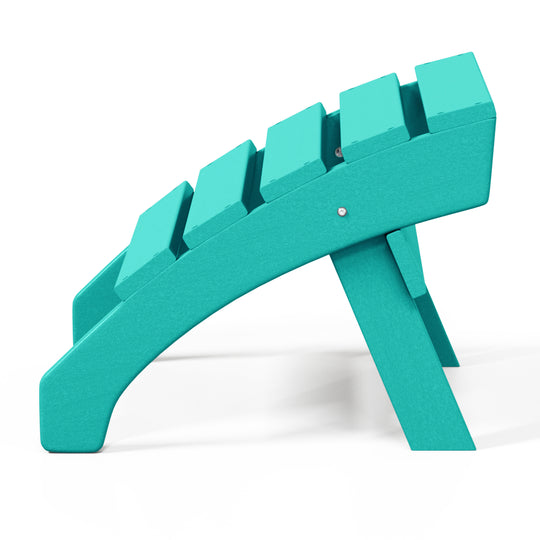 Dylan Outdoor Patio HDPE Adirondack Ottoman Footrest