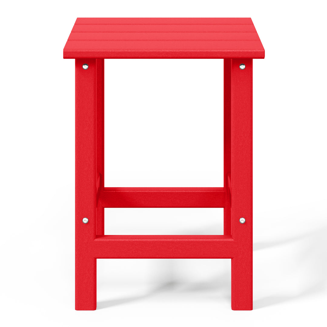 Malibu 14" square outdoor Side table for Adirondack chair