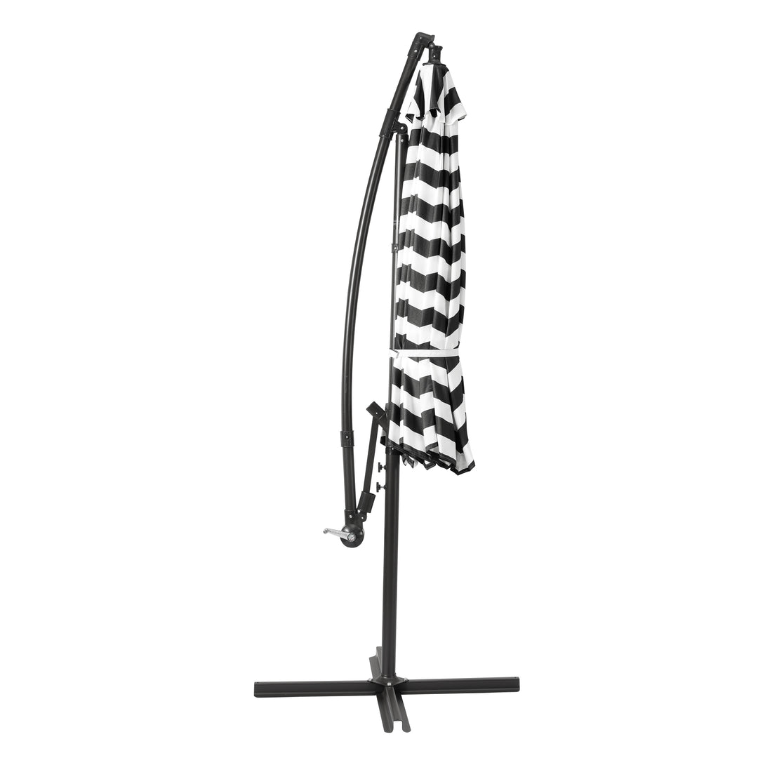 Julia 10 ft. Outdoor / Patio Cantilever Hanging Umbrella