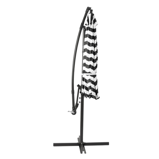 Julia 10 ft. Outdoor / Patio Cantilever Hanging Umbrella