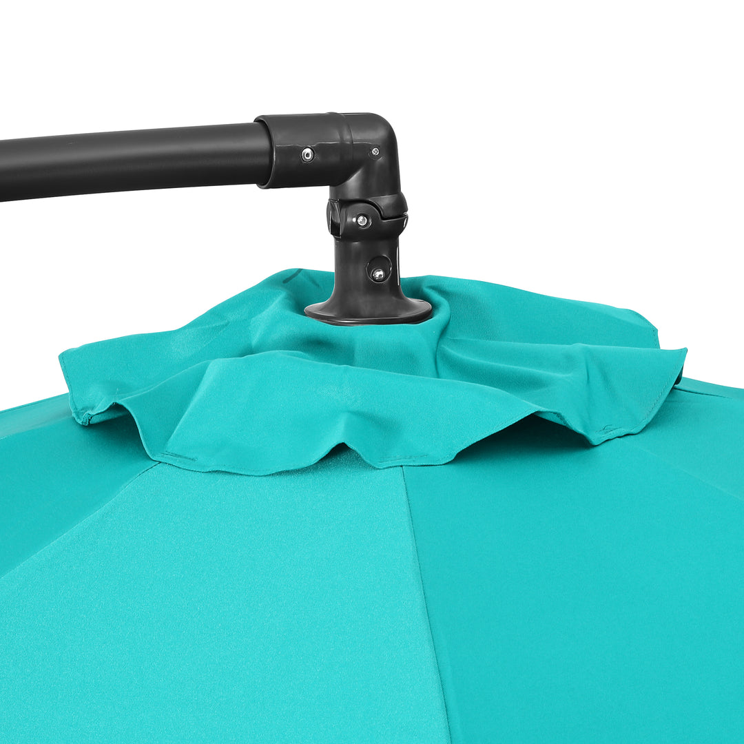 Julia 10 ft. Outdoor / Patio Cantilever Hanging Umbrella