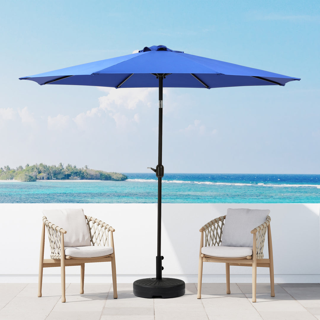 Paolo 9 ft. Patio Table Umbrella with tilt and crank features