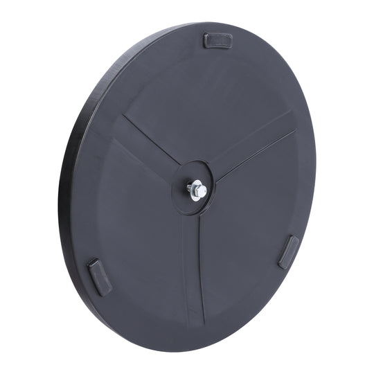 Easten Round Resin Free Standing Market Umbrella Base with Decorative Pattern