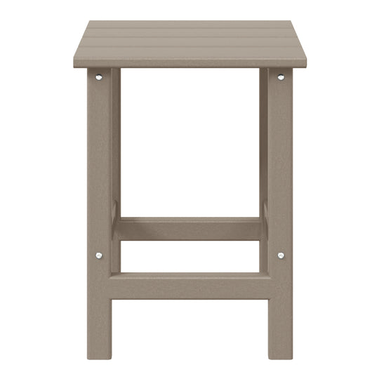Malibu 14" square outdoor Side table for Adirondack chair