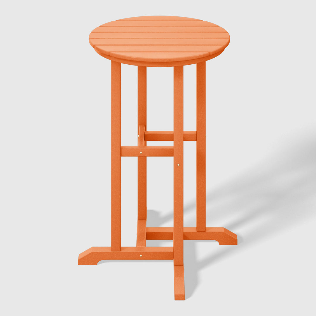 Malibu 37" Counter Height Round Outdoor Patio Bistro Bar Table