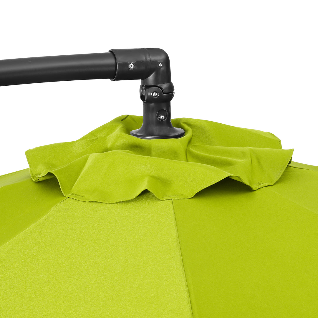 Julia 10 ft. Outdoor / Patio Cantilever Hanging Umbrella