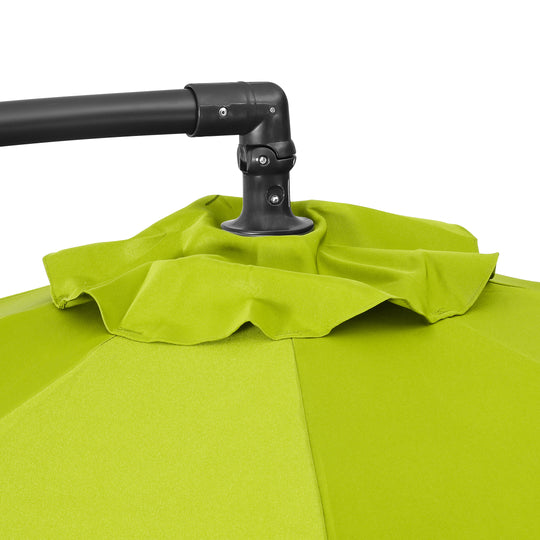 Julia 10 ft. Outdoor / Patio Cantilever Hanging Umbrella