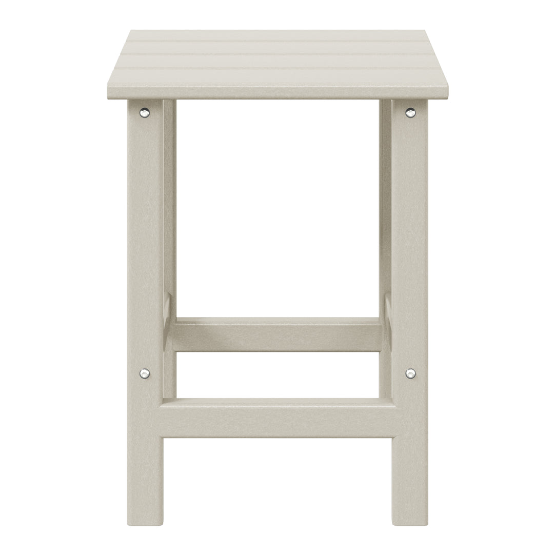 Malibu 14" square outdoor Side table for Adirondack chair