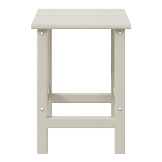 Malibu 14" square outdoor Side table for Adirondack chair