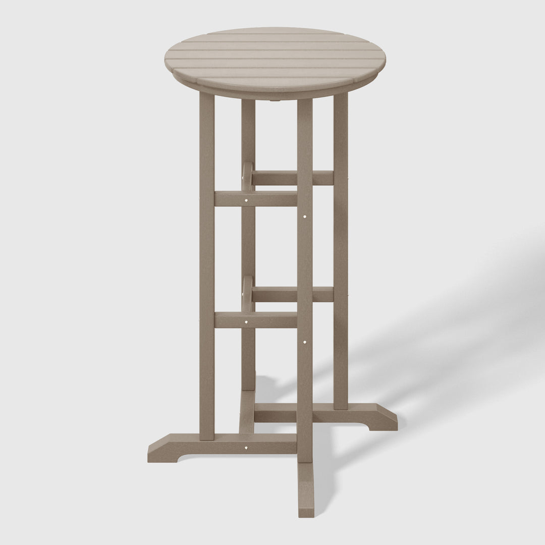 Malibu 42" Counter Height Round Outdoor Patio Bistro Bar Table
