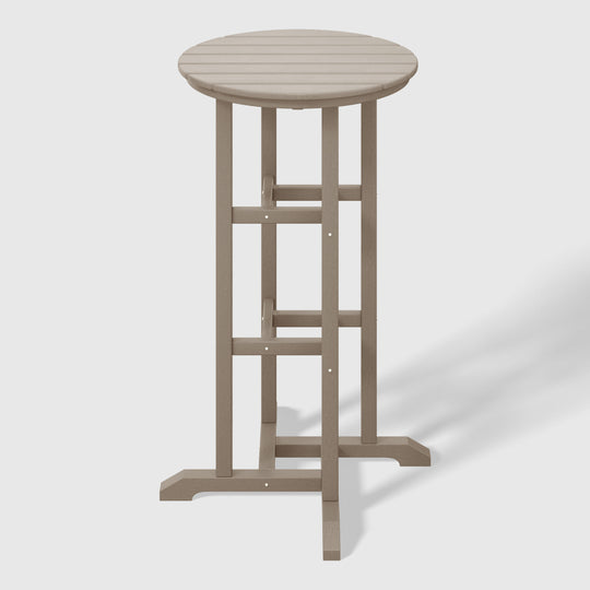 Malibu 42" Counter Height Round Outdoor Patio Bistro Bar Table