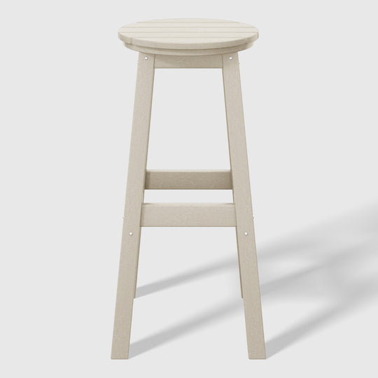 Malibu 29" HDPE Outdoor Patio Round Bar Stool