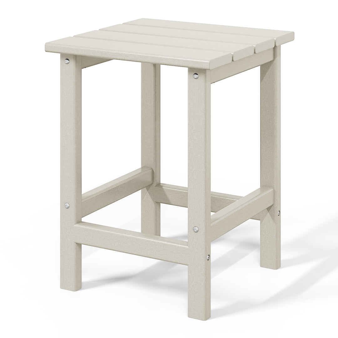 Malibu 14" square outdoor Side table for Adirondack chair
