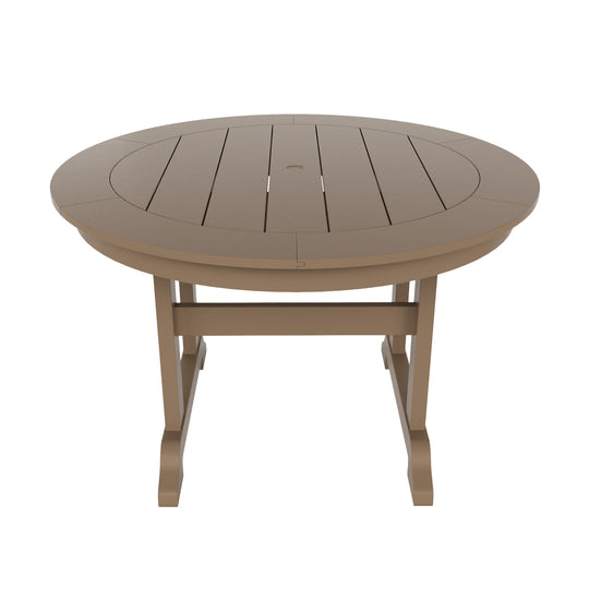 Malibu 5 Piece Outdoor Patio Dining Set Outdoor Round Table and Armchair Set