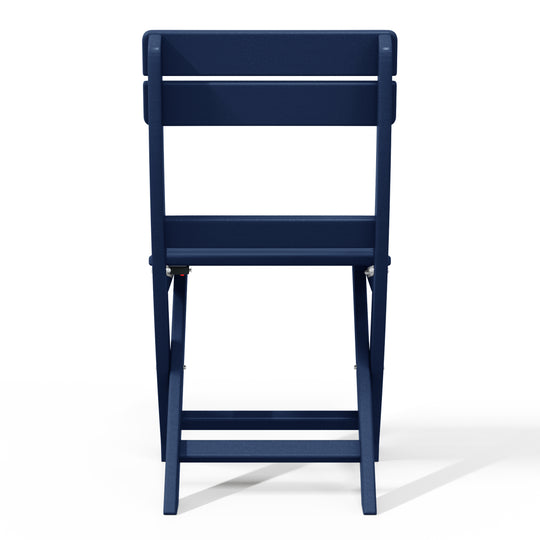 Malibu HDPE Outdoor Patio Modern Folding Dining Chair