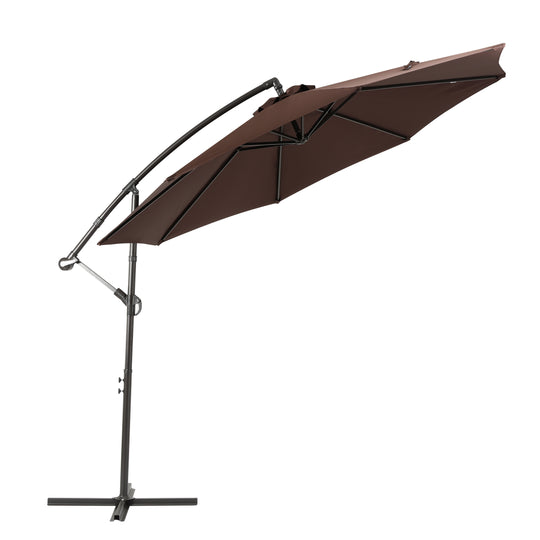 Julia 10 ft. Outdoor / Patio Cantilever Hanging Umbrella