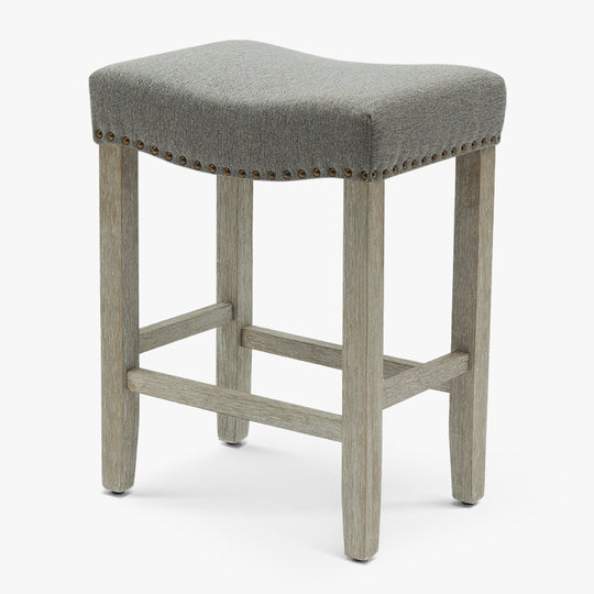 Lenox 24" upholstered nail head bar counter stool
