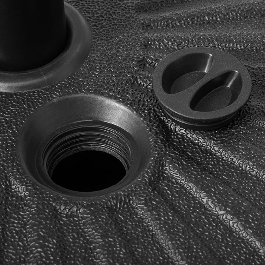 Easten 20" diameter round hard plastic free standing umbrella base