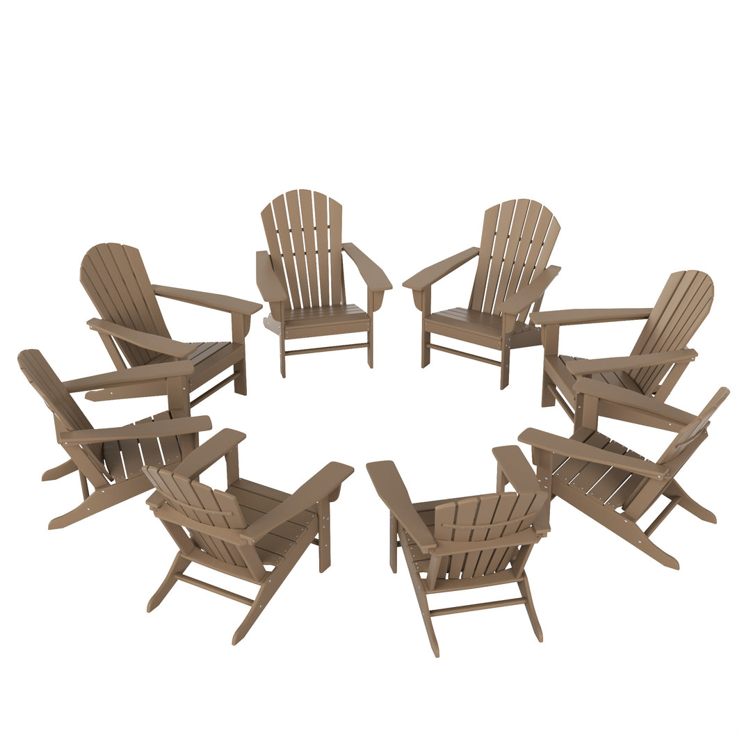 Dylan Outdoor Adirondack Chair (Set of 8)