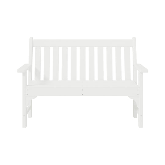 Malibu 3-Piece HDPE Outdoor Patio Furniture Couch and Coffee Table Set