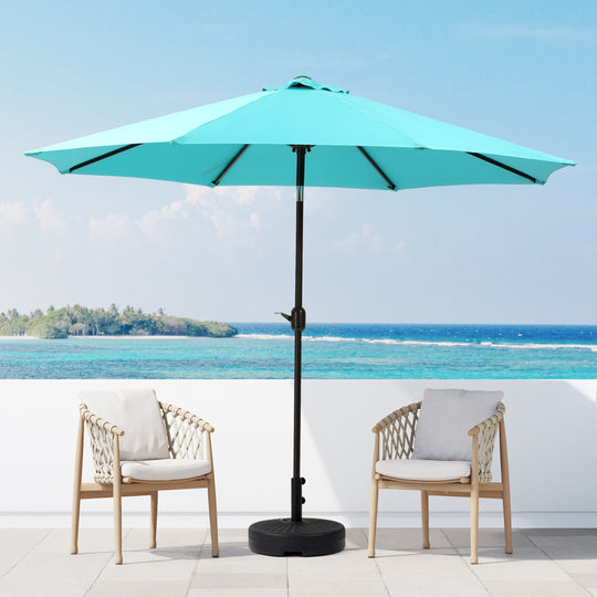 Paolo 9 ft. Patio Table Umbrella with tilt and crank features