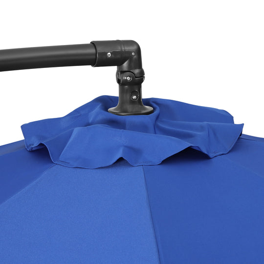 Julia 10 ft. Outdoor / Patio Cantilever Hanging Umbrella