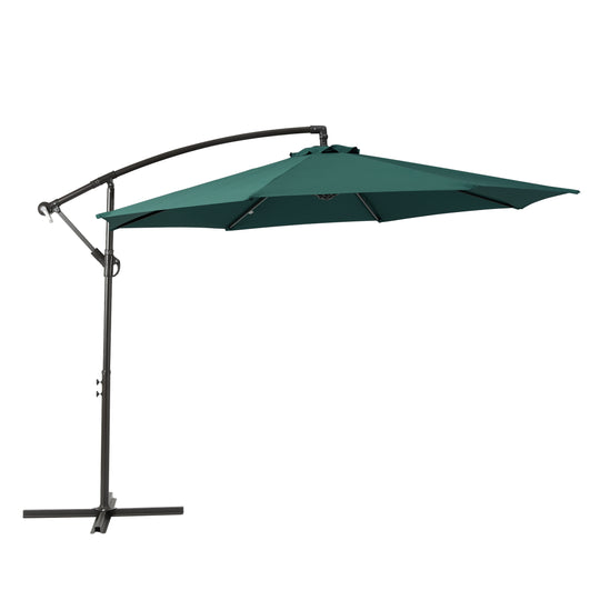 Julia 10 ft. Outdoor / Patio Cantilever Hanging Umbrella
