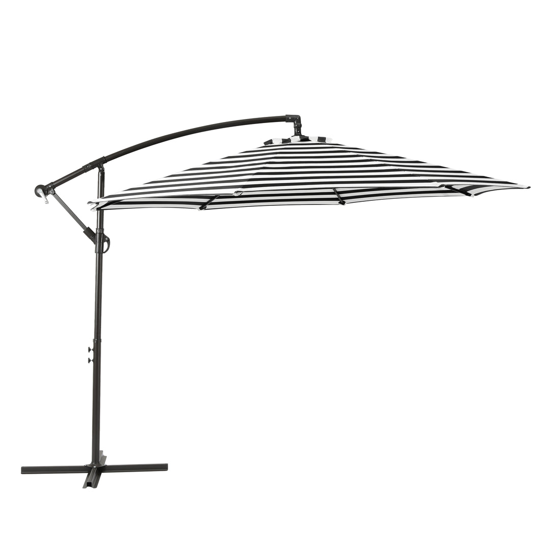 Julia 10 ft. Outdoor / Patio Cantilever Hanging Umbrella